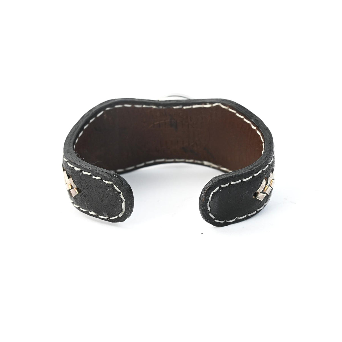 Frank Armstrong Leather and Turquoise Cuff Bracelet Watch-Indian Pueblo Store