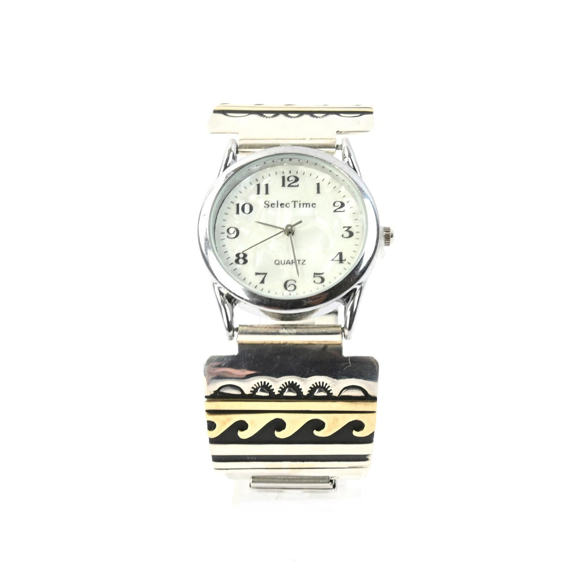 Rosita Singer Vintage Sterling Silver and Gold Watch-Indian Pueblo Store