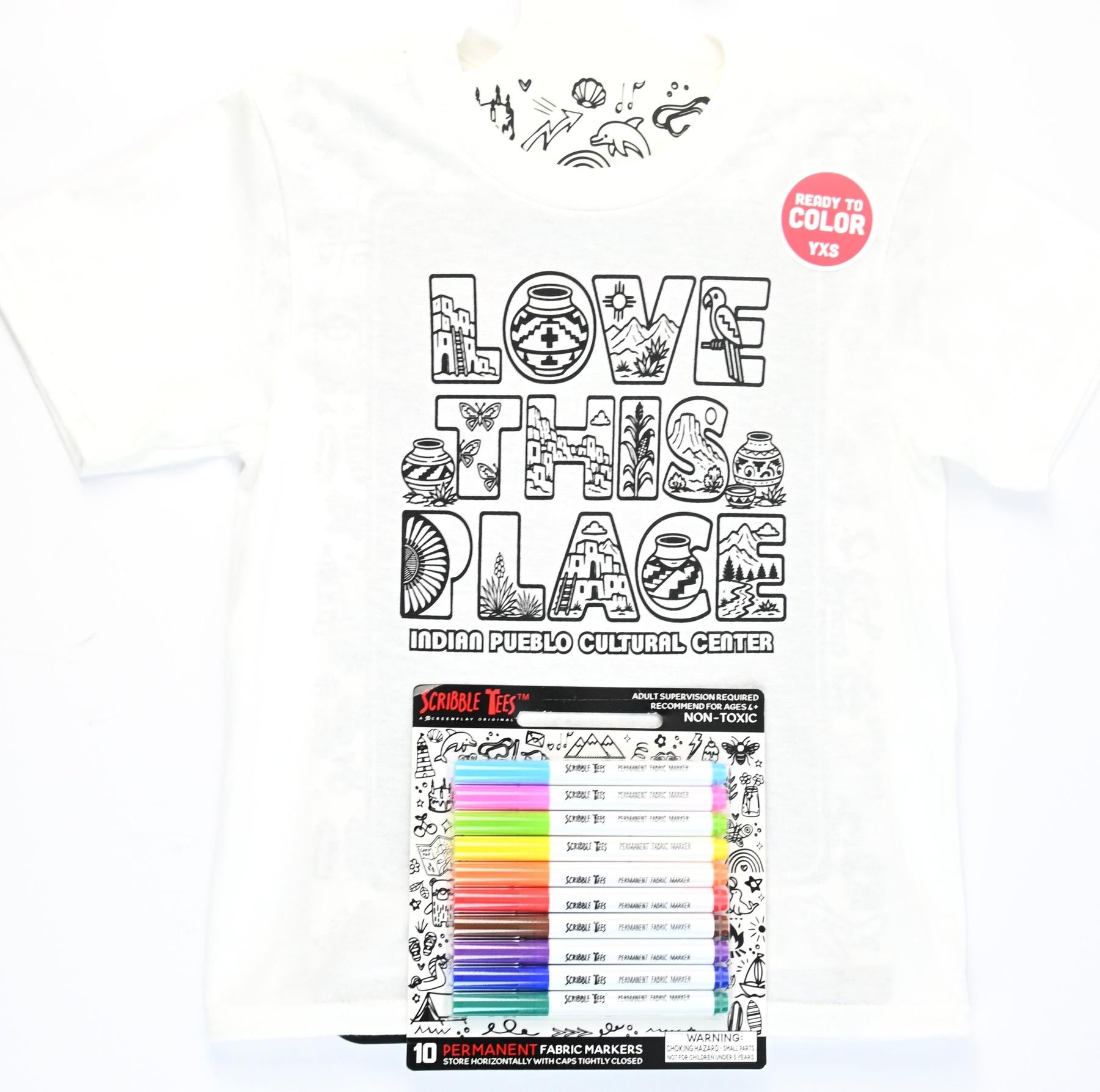 Youth Scribble Tees-Indian Pueblo Store