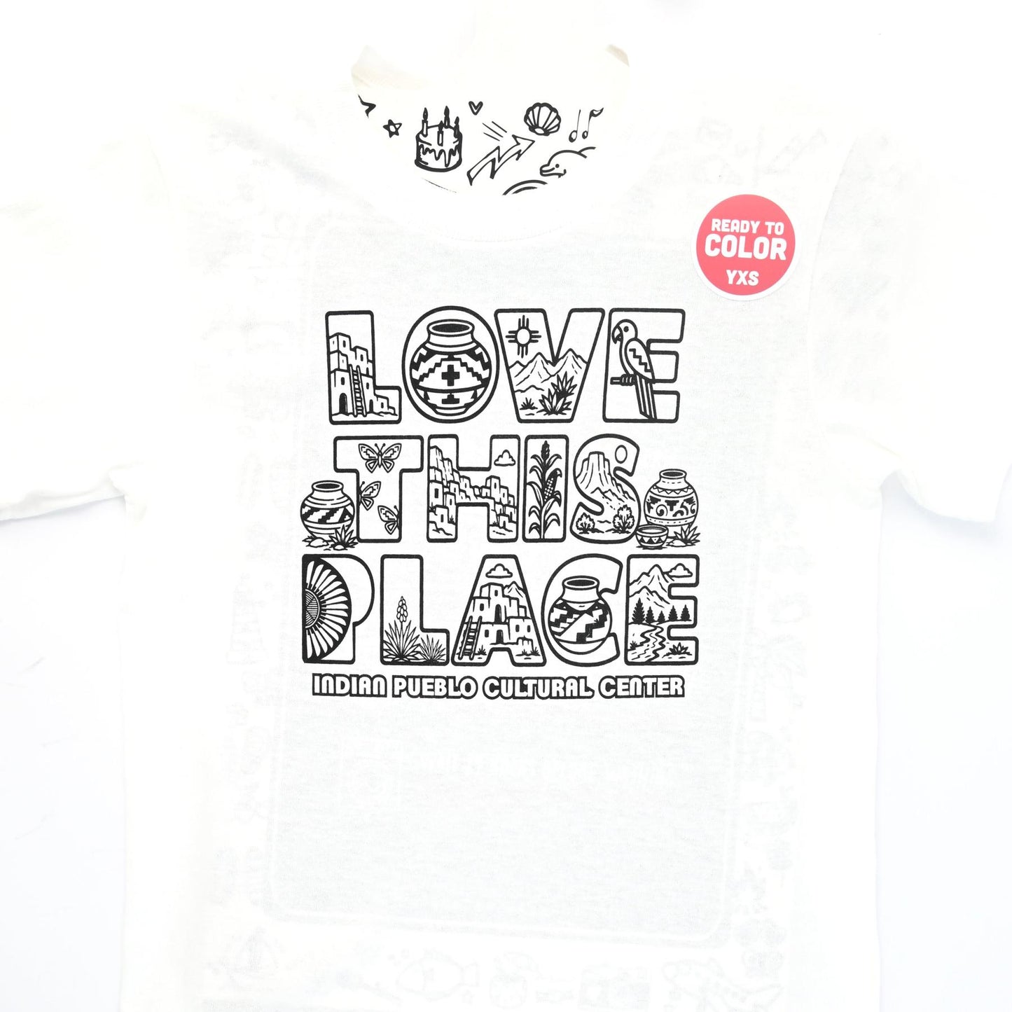 Youth Scribble Tees-Indian Pueblo Store