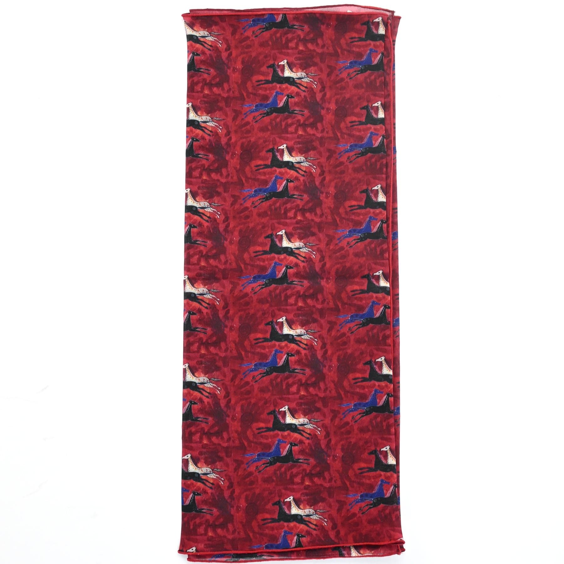 Michelle Tsosie Sisneros Chiffon Scarves-Indian Pueblo Store