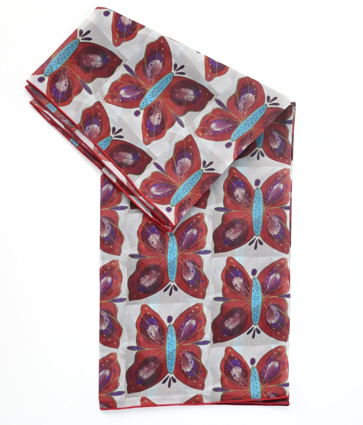 Michelle Tsosie Sisneros Chiffon Scarves-Indian Pueblo Store