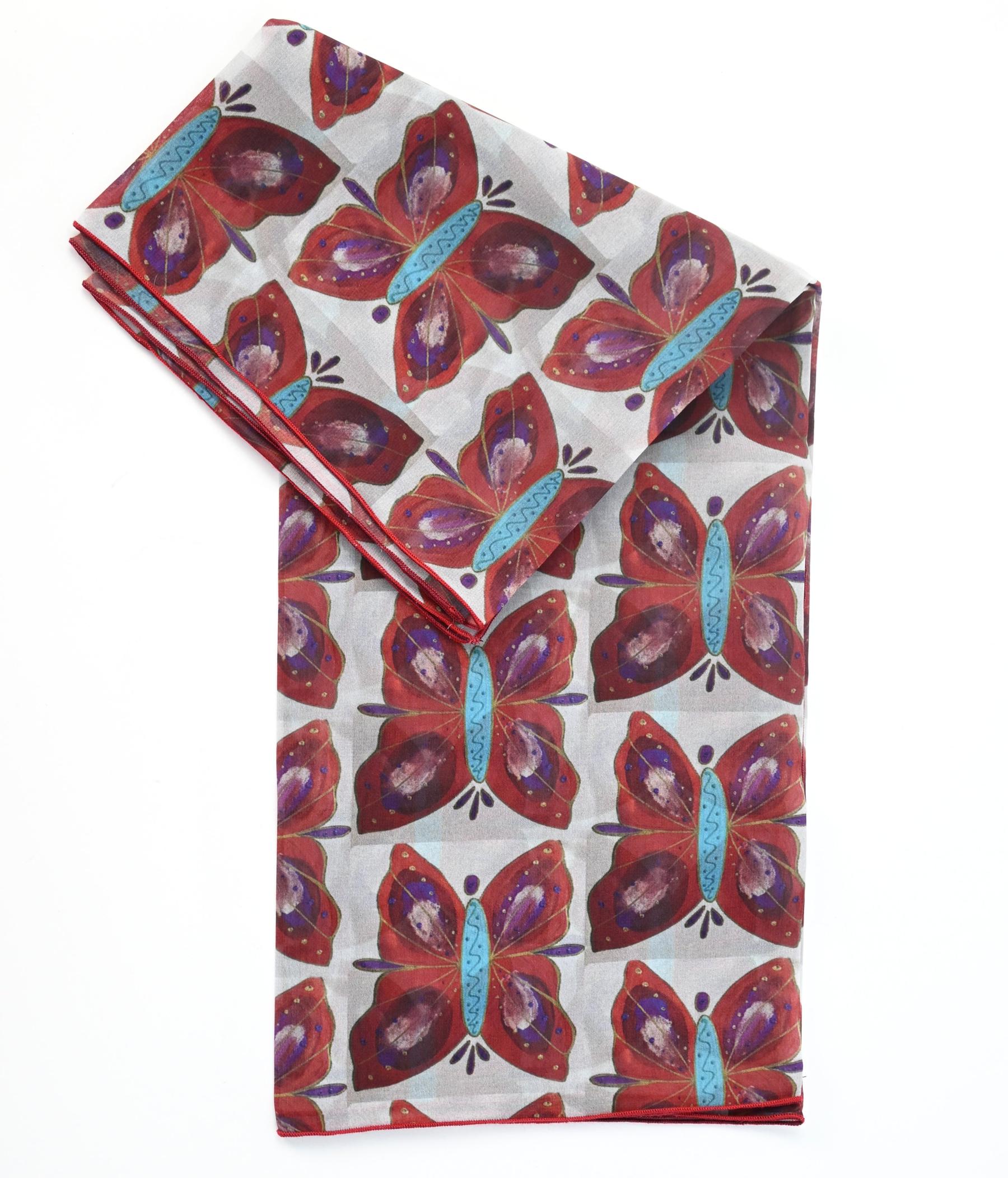 Michelle Tsosie Sisneros Chiffon Scarves-Indian Pueblo Store
