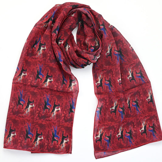 Michelle Tsosie Sisneros Chiffon Scarves-Indian Pueblo Store