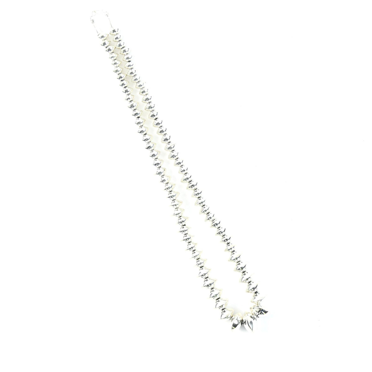 Frankie Miller Pearl Bead Polished Necklace 24"-Indian Pueblo Store