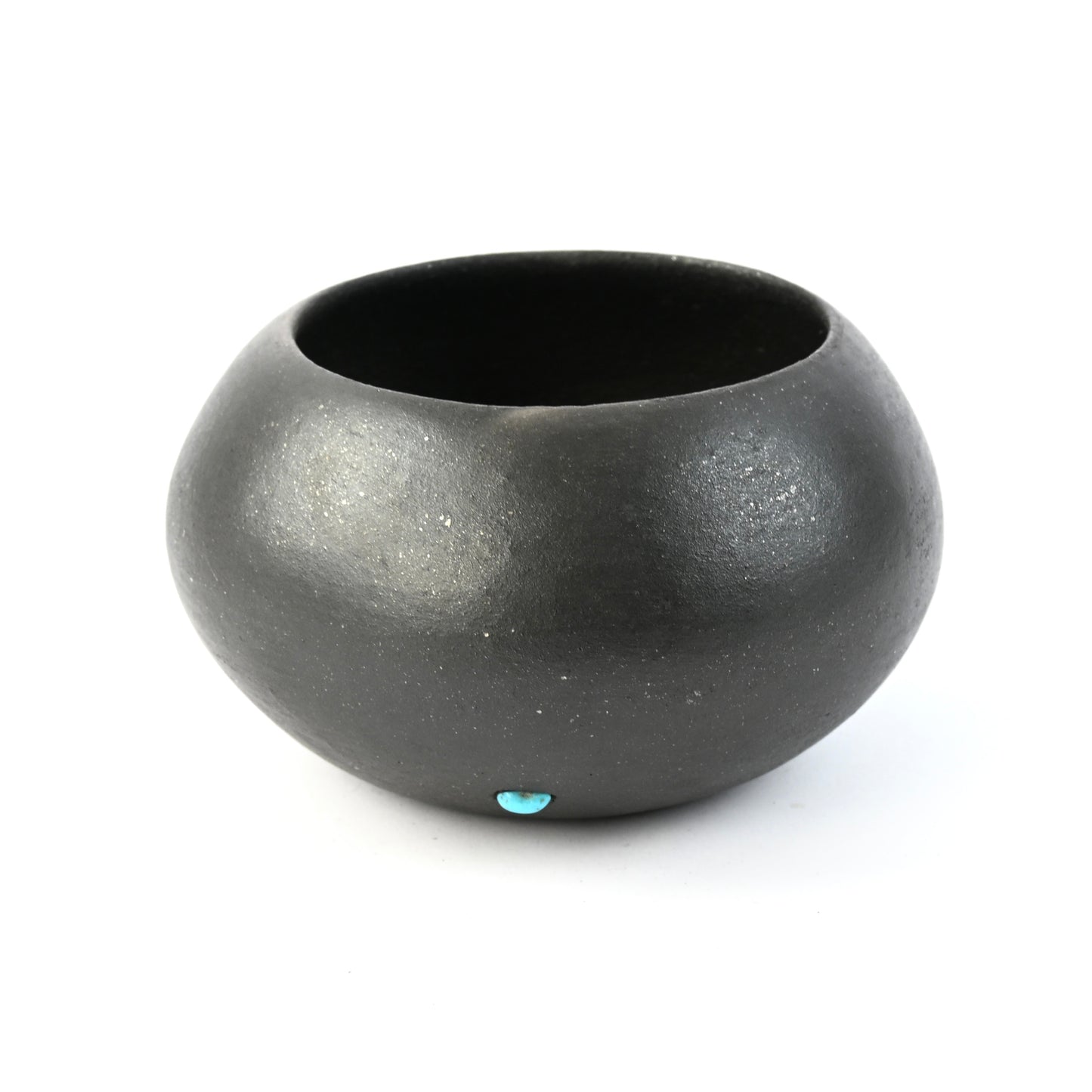 Glenn Gomez Pojoaque Black Micaceous Bowl