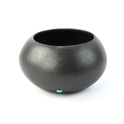 Glenn Gomez Pojoaque Black Micaceous Bowl