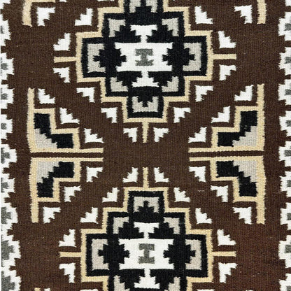 Leonard George Two Grey Hills Navajo Rug-Indian Pueblo Store