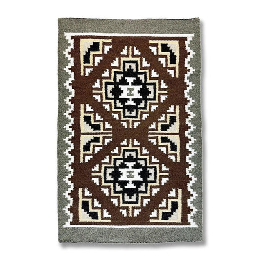 Leonard George Two Grey Hills Navajo Rug-Indian Pueblo Store