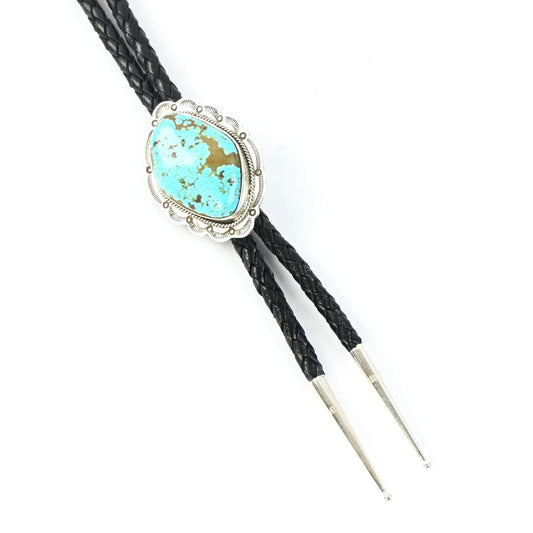 Nelson Morgan Turquoise Bolo Tie-Indian Pueblo Store