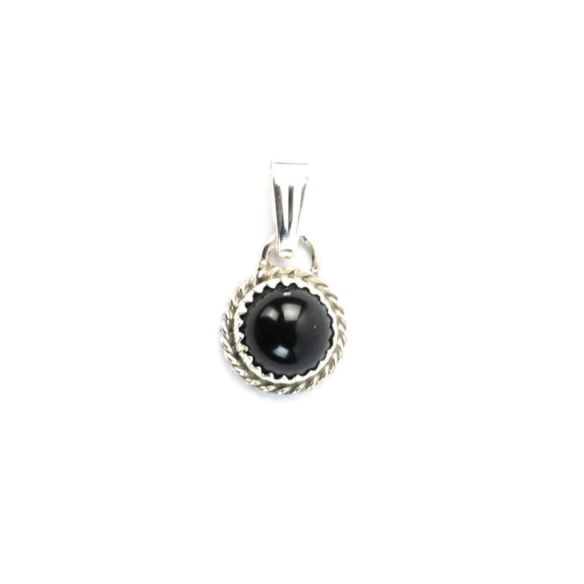 Onyx Drop Earring and Pendant Necklace Set-Indian Pueblo Store