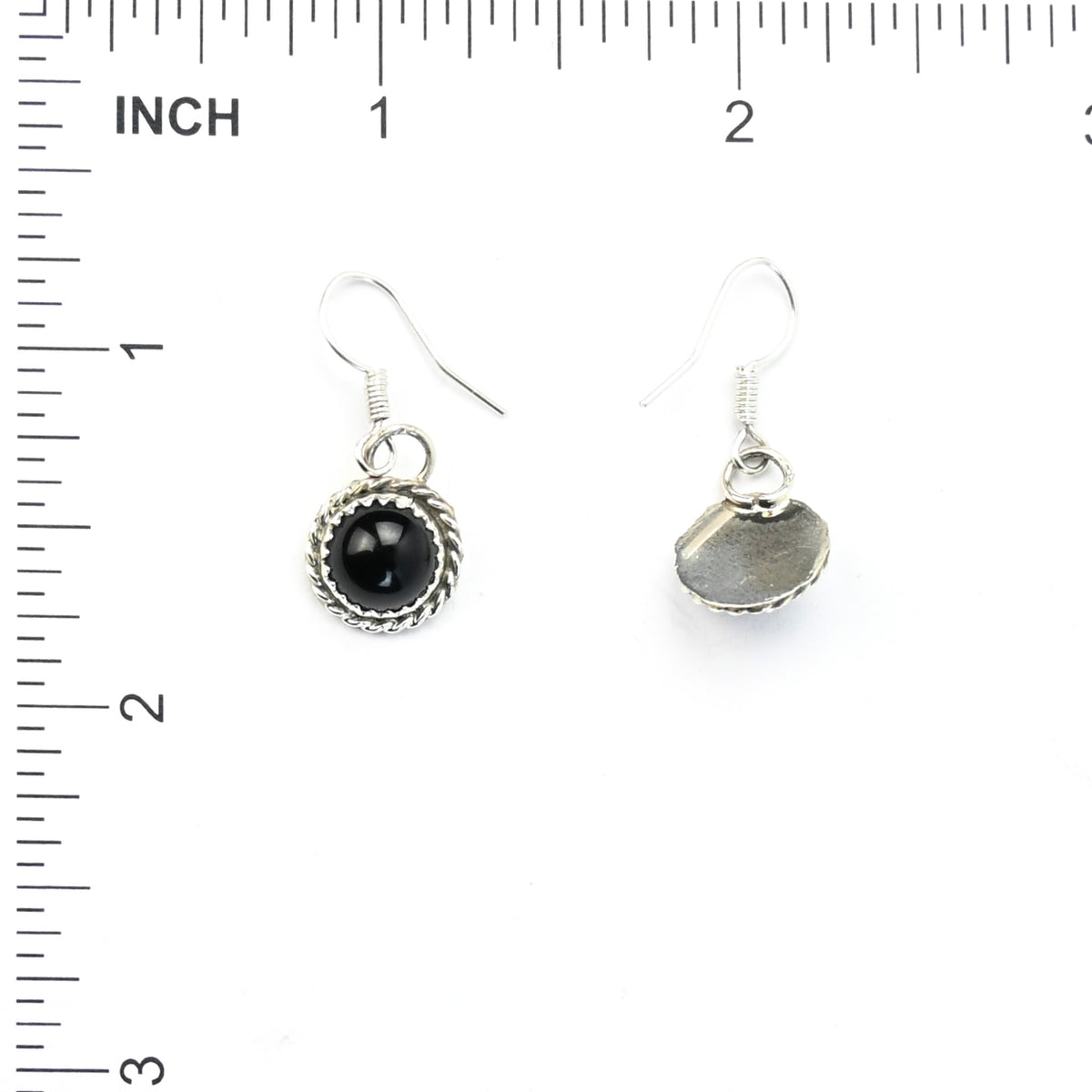 Onyx Drop Earring and Pendant Necklace Set-Indian Pueblo Store