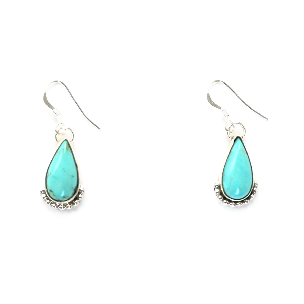 Janelle Perry Turquoise Teardrop Earring and Necklace Set-Indian Pueblo Store