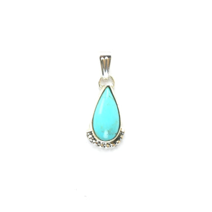 Janelle Perry Turquoise Teardrop Earring and Necklace Set-Indian Pueblo Store