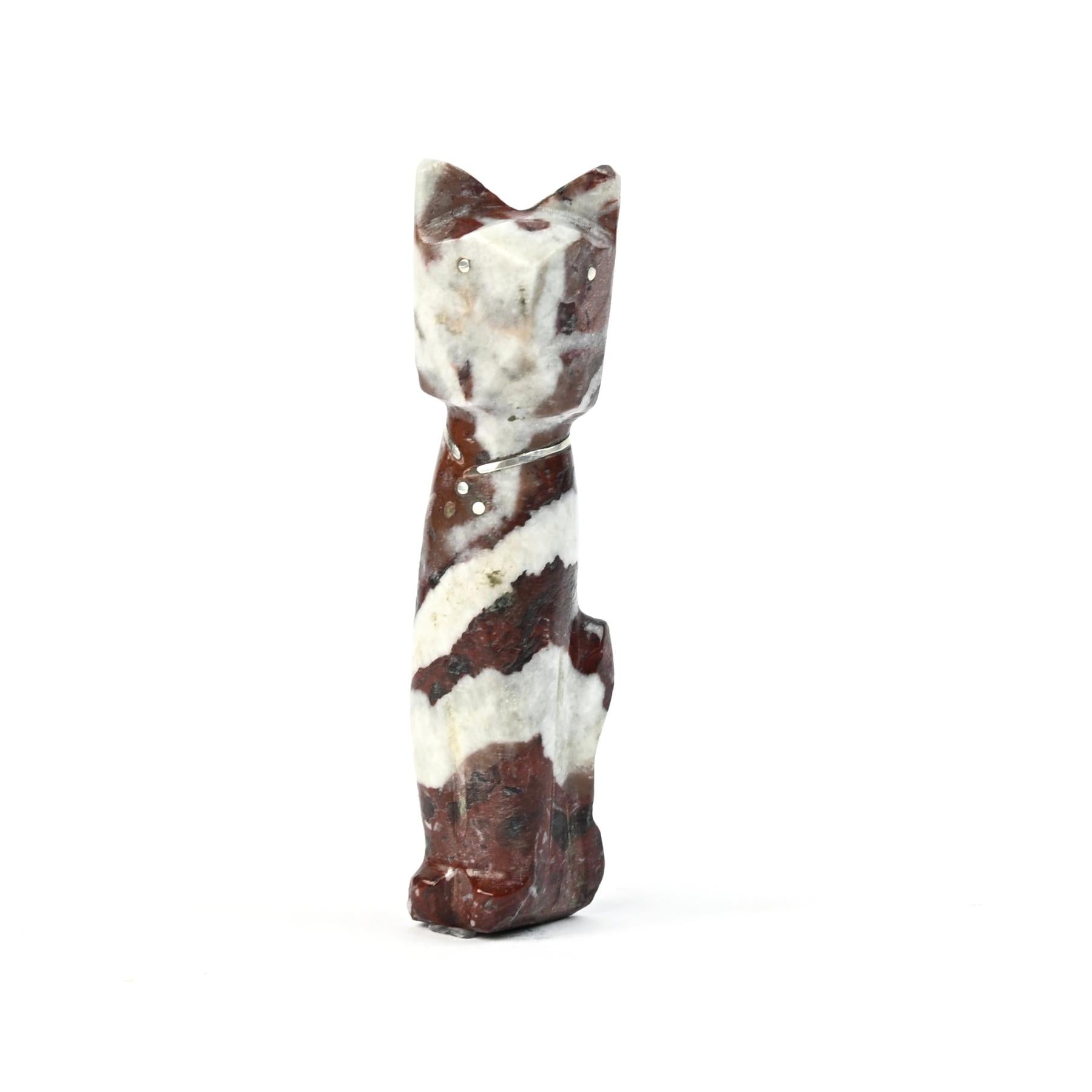 Kenny Chavez Wild Horse Cat Fetish Carving-Indian Pueblo Store