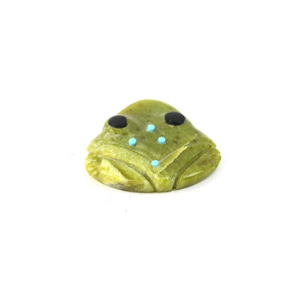 Georgette Quam Serpentine Frog Fetish Carving-Indian Pueblo Store