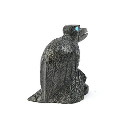 Dane Malani Jet Raven Fetish Carving-Indian Pueblo Store