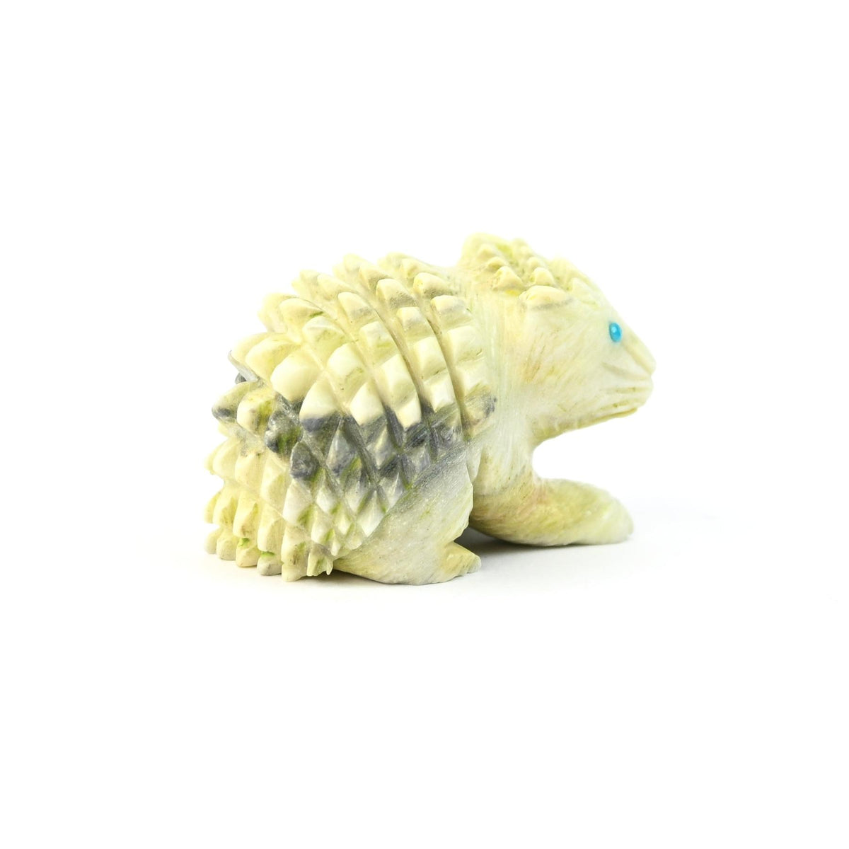 Jonas Hustito Serpentine Porcupine Fetish Carving-Indian Pueblo Store