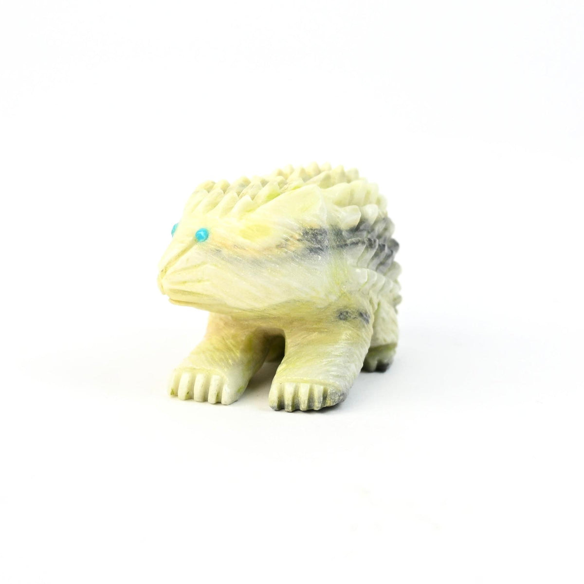 Jonas Hustito Serpentine Porcupine Fetish Carving-Indian Pueblo Store