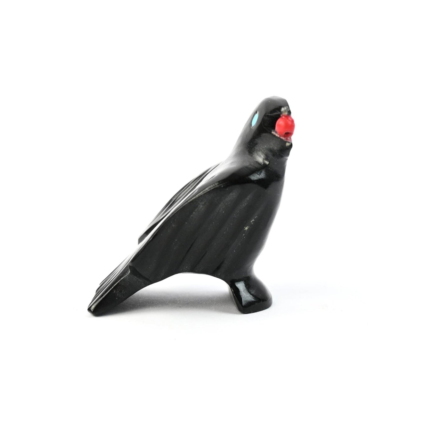 Cal Bowannie Mable Raven Fetish Carving-Indian Pueblo Store