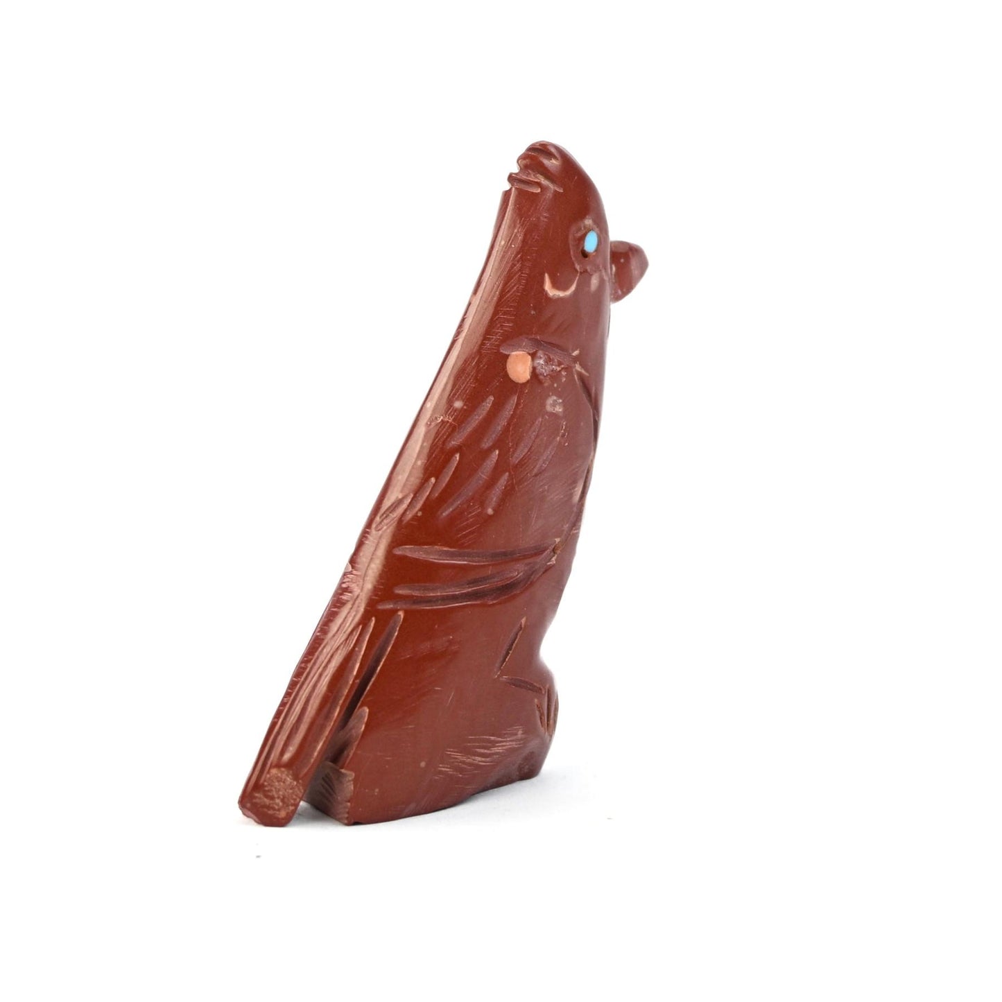 Cody Nastacio Pipestone Cardinal Fetish Carving-Indian Pueblo Store