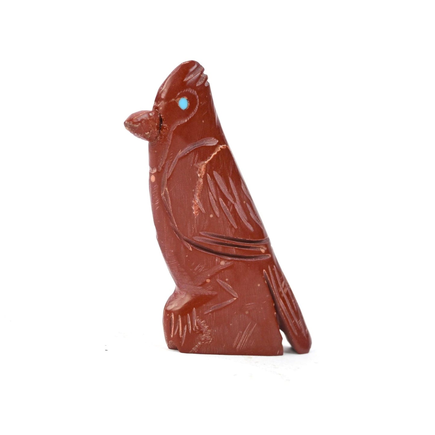 Cody Nastacio Pipestone Cardinal Fetish Carving-Indian Pueblo Store