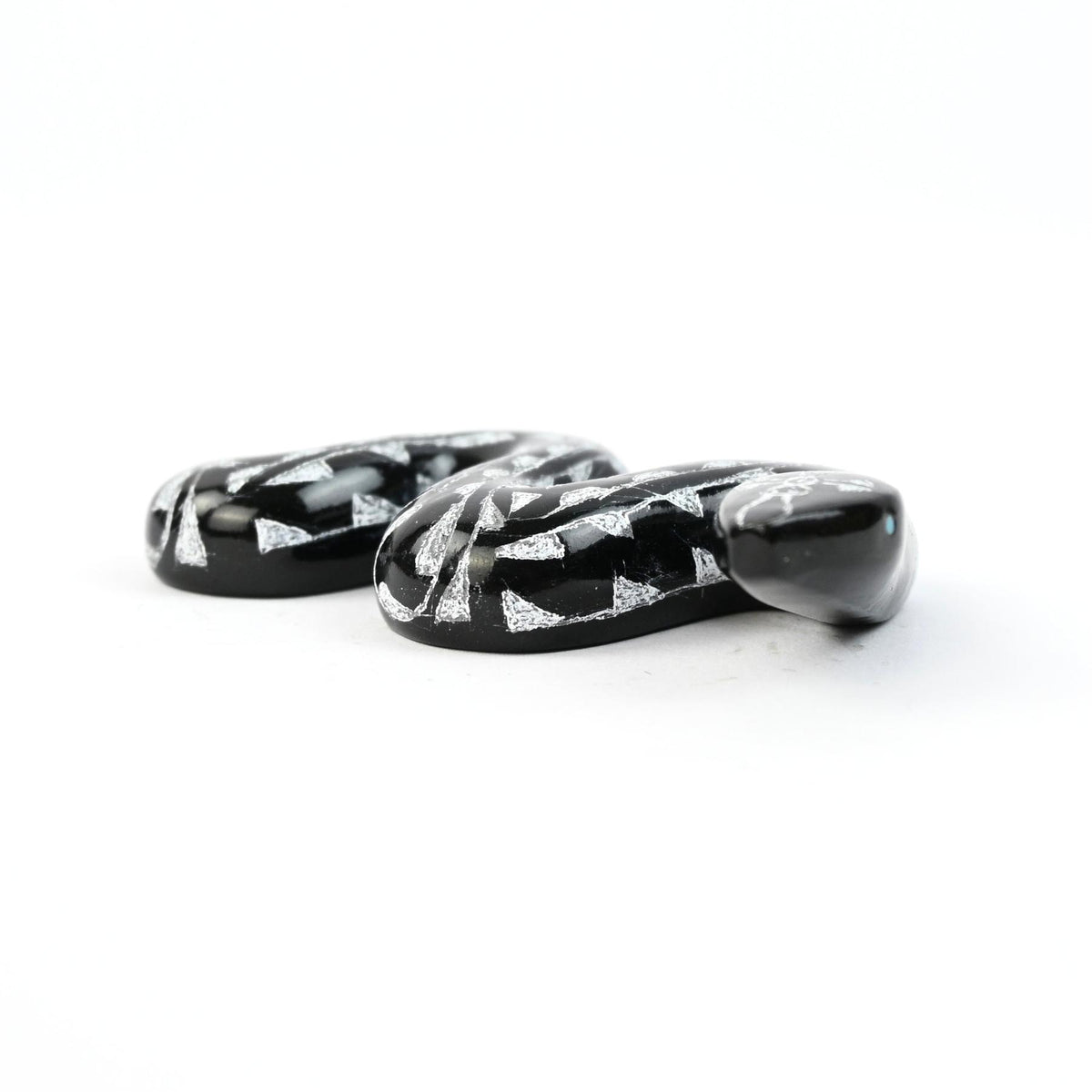 Curtis Garcia Marble Snake Fetish Carving-Indian Pueblo Store