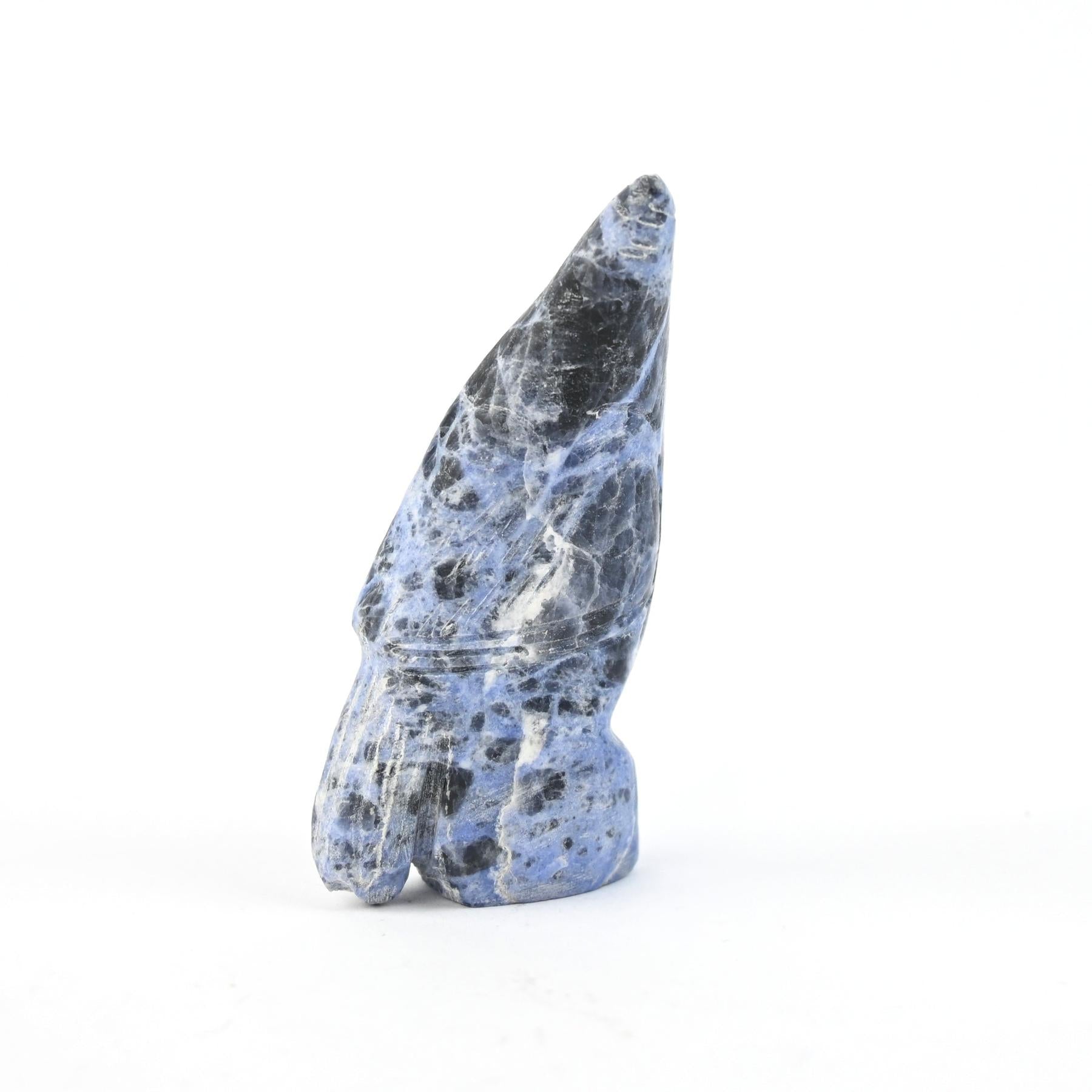Cody Nastacio Sodalite Blue Jay Fetish Carving-Indian Pueblo Store