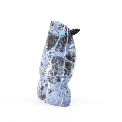 Cody Nastacio Sodalite Blue Jay Fetish Carving-Indian Pueblo Store