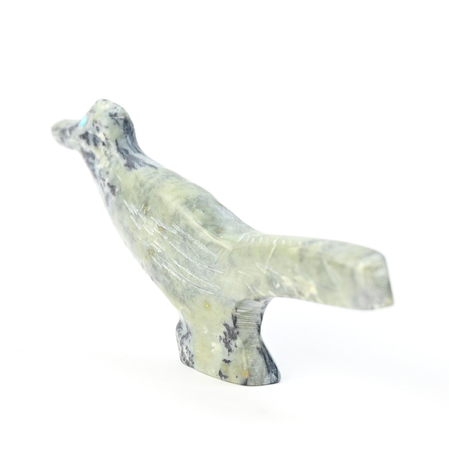 Cody Nastacio Sodalite Road Runner Fetish Carving-Indian Pueblo Store