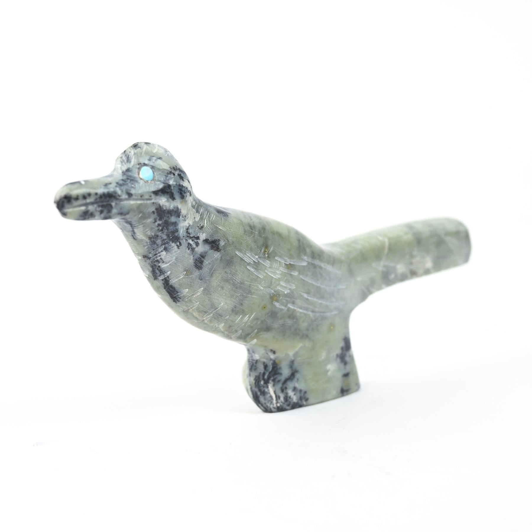 Cody Nastacio Sodalite Road Runner Fetish Carving-Indian Pueblo Store