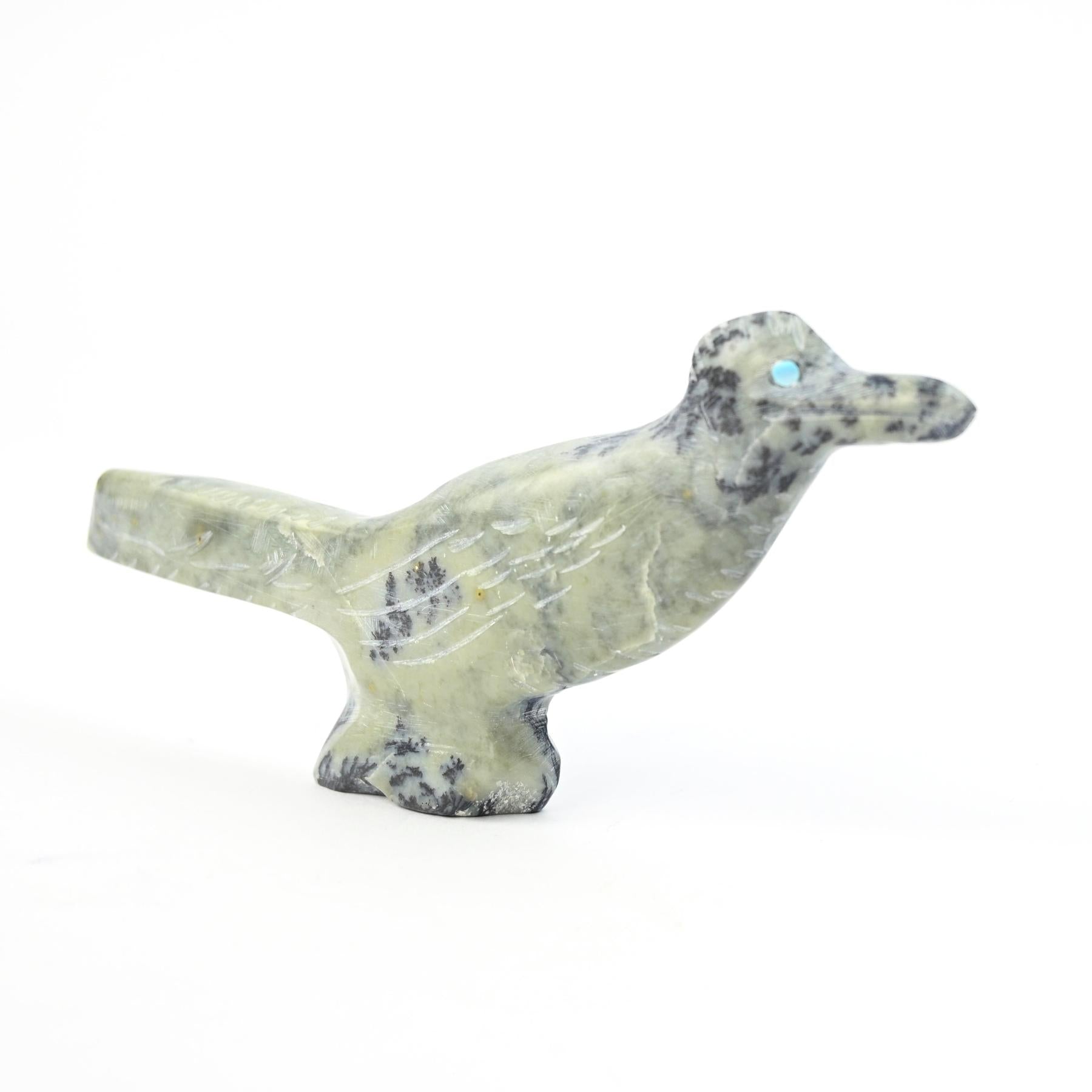 Cody Nastacio Sodalite Road Runner Fetish Carving-Indian Pueblo Store