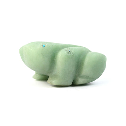 Kenneth Malani Florite Frog Fetish Carving-Indian Pueblo Store