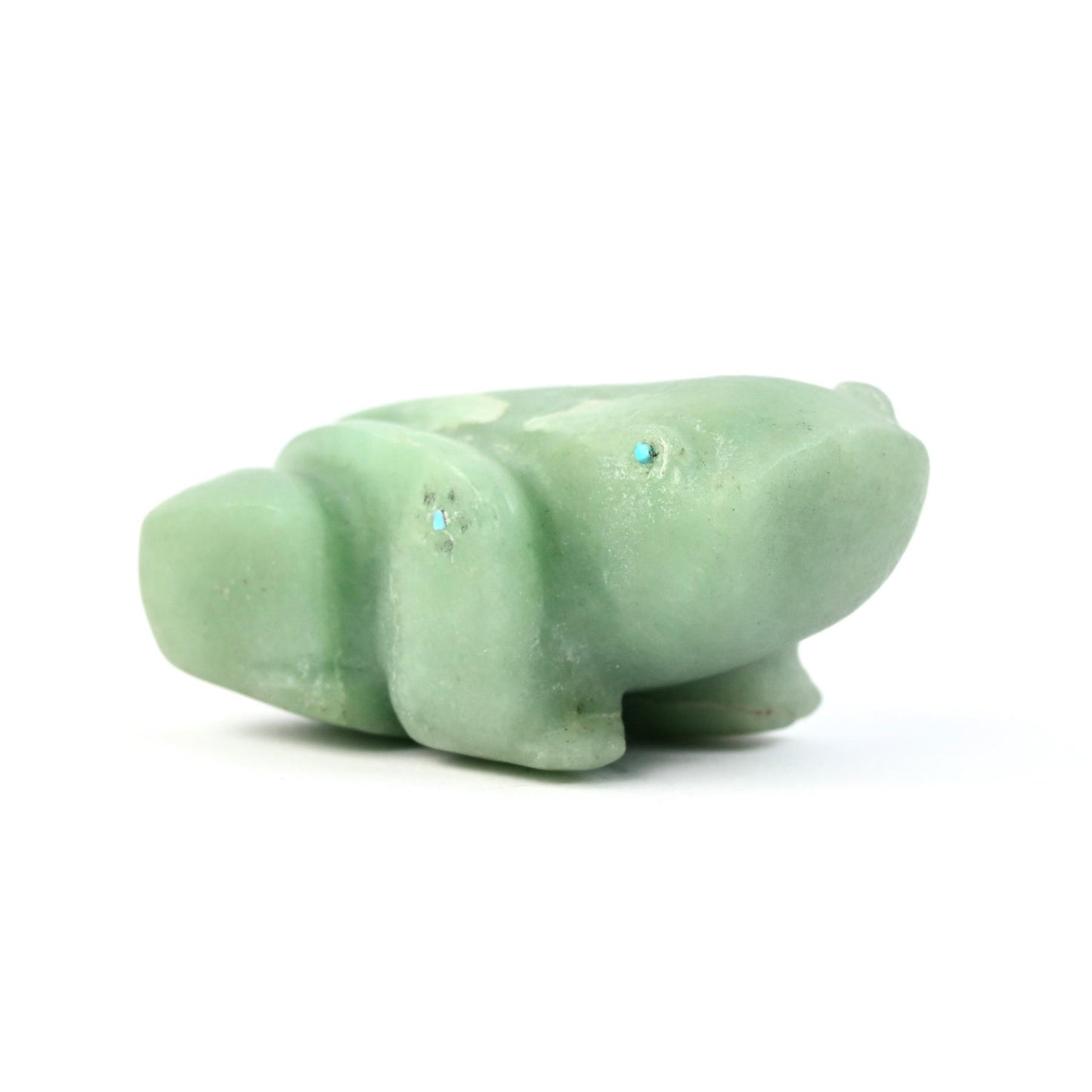 Kenneth Malani Florite Frog Fetish Carving-Indian Pueblo Store