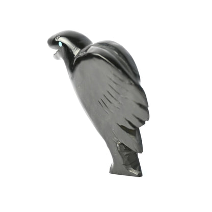 Cody Nastacio Jet Raven Fetish Carving-Indian Pueblo Store