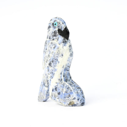 Cody Nastacio Sodalite Parrot Fetish Carving-Indian Pueblo Store