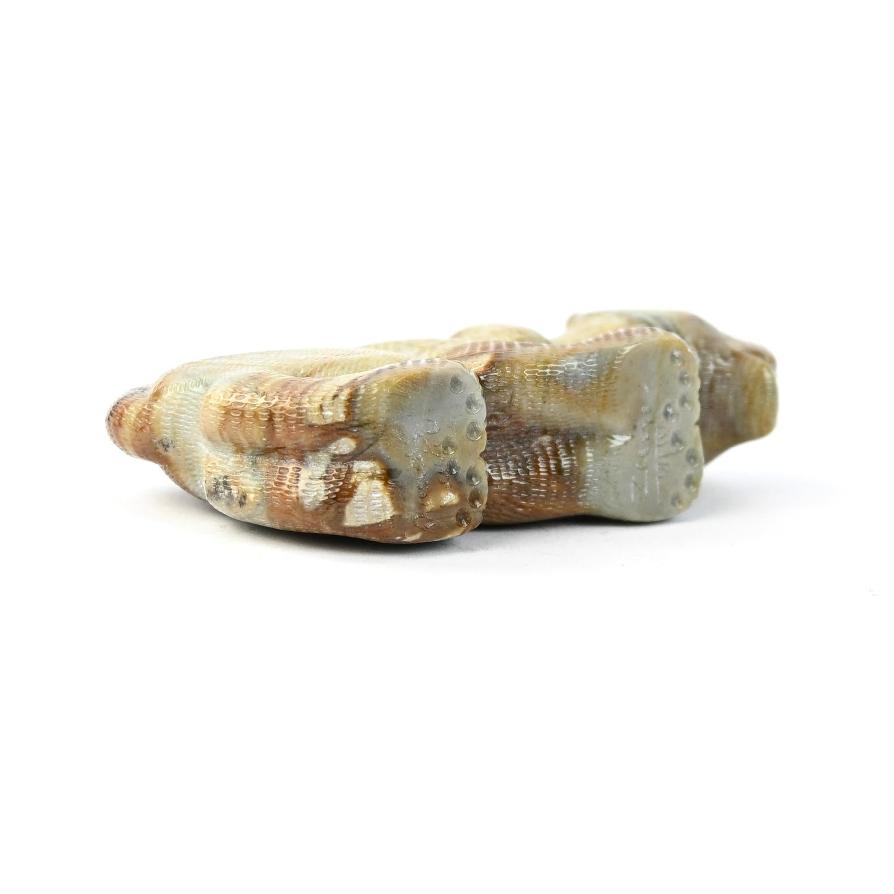 Randy Lucio Picasso Marble Mountain Lion Fetish Carving-Indian Pueblo Store
