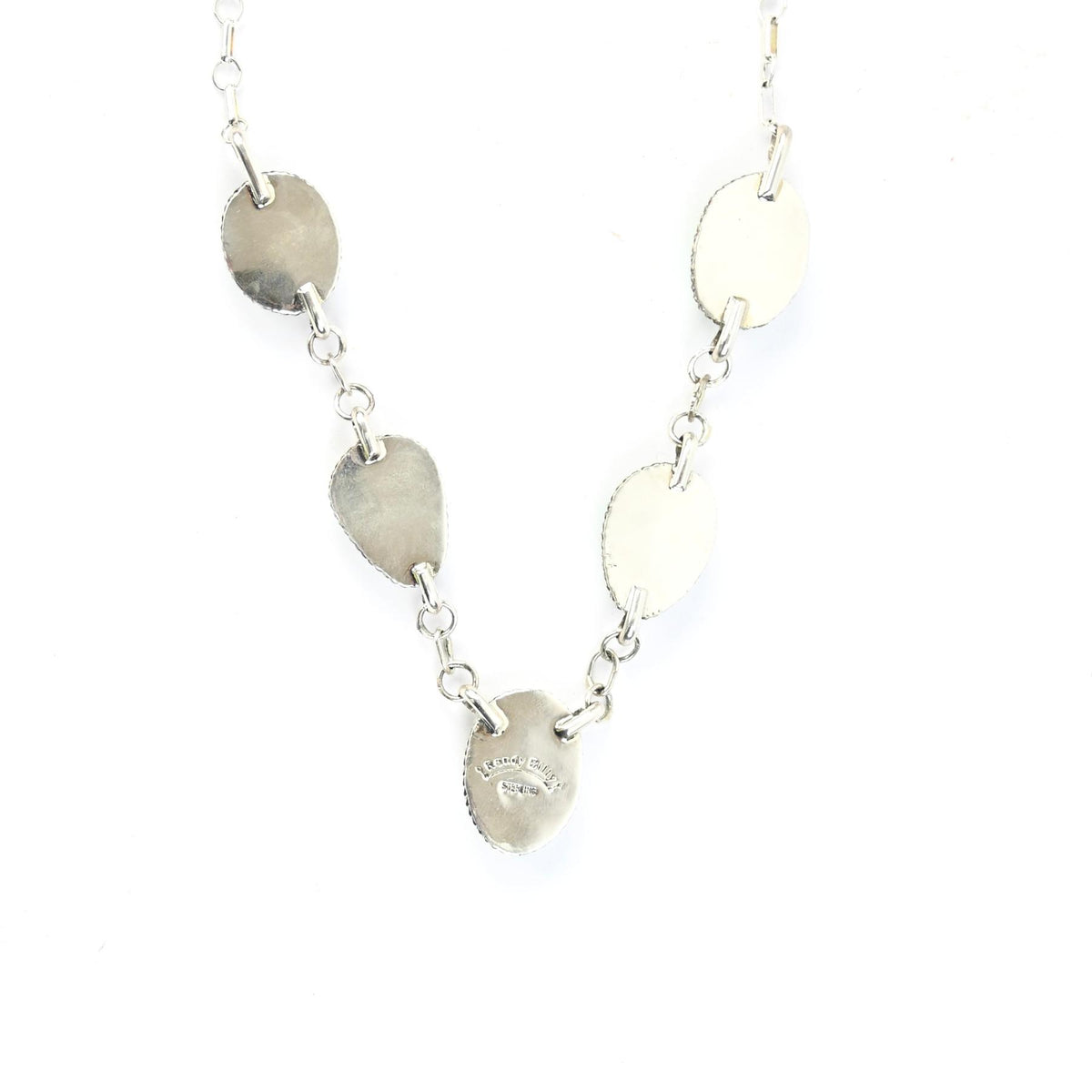 Randy Billy Green Turquoise Lariat Necklace-Indian Pueblo Store