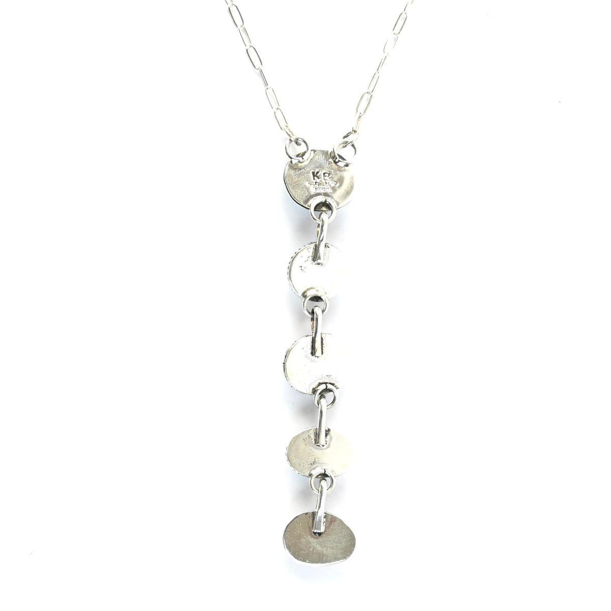 Kree Blanchard Turquoise Drop Lariat Necklace-Indian Pueblo Store