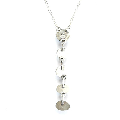 Kree Blanchard Turquoise Drop Lariat Necklace-Indian Pueblo Store