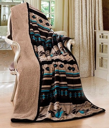 Signature Sherpa Throw Blanket