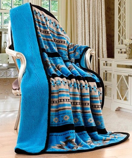 Signature Sherpa Throw Blanket