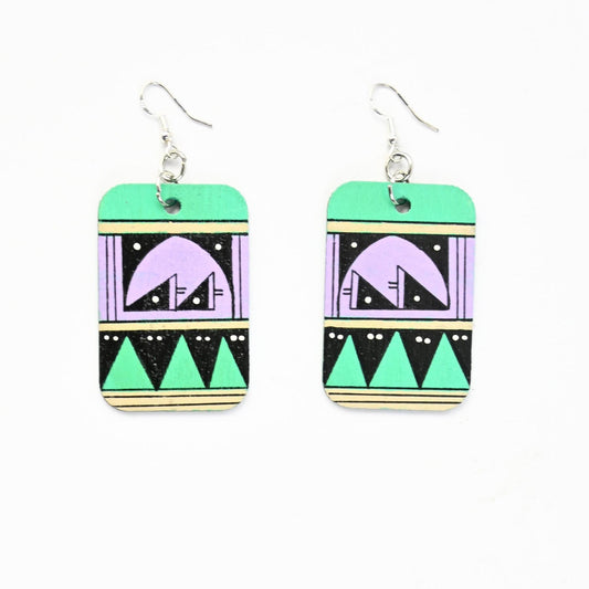 SI Wood Dngle Ear-Indian Pueblo Store