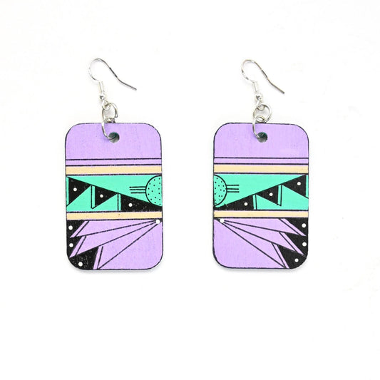 SI Wood Dngle Ear-Indian Pueblo Store