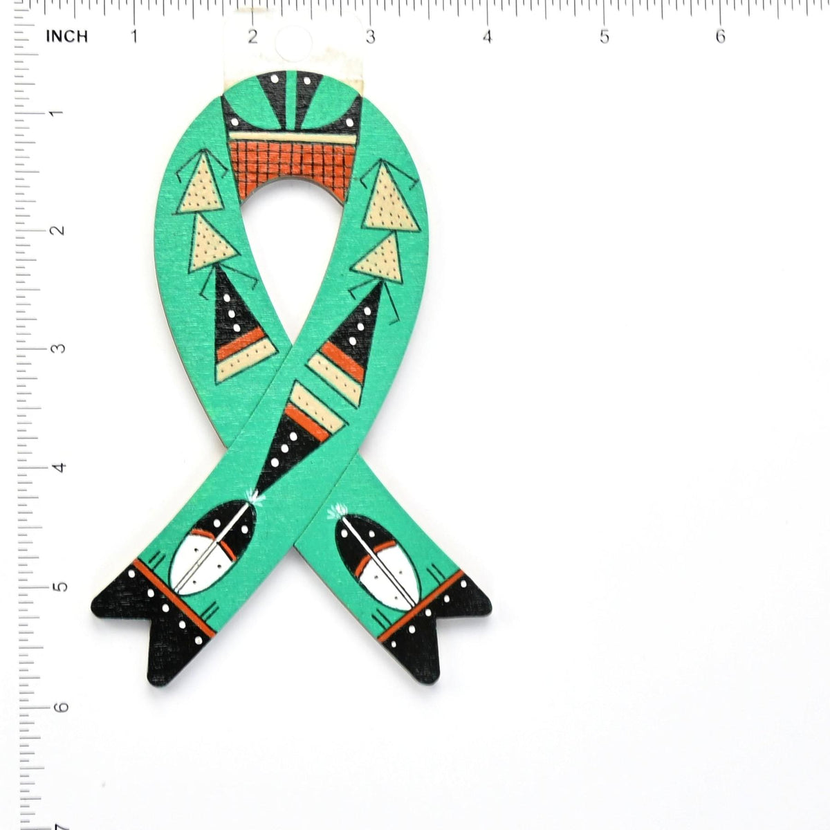 Elvis Torres San Ildefonso Cutout Wood Pins-Indian Pueblo Store