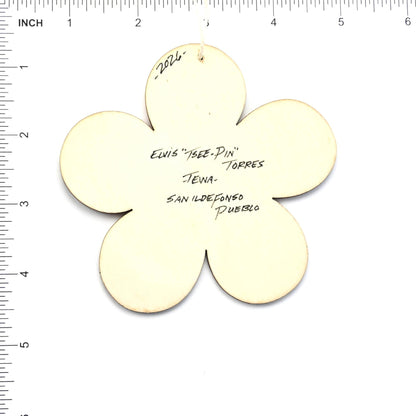 Elvis Torres San Ildefonso Cutout Wood Pins-Indian Pueblo Store