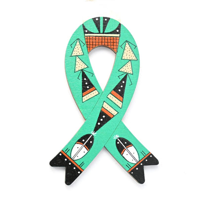Elvis Torres San Ildefonso Cutout Wood Pins-Indian Pueblo Store