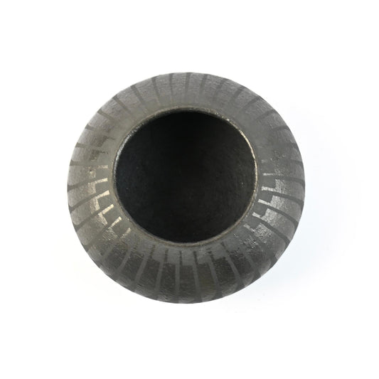 Johnny Cruz San Ildefonso Small Micaceous Feather Bowl-Indian Pueblo Store