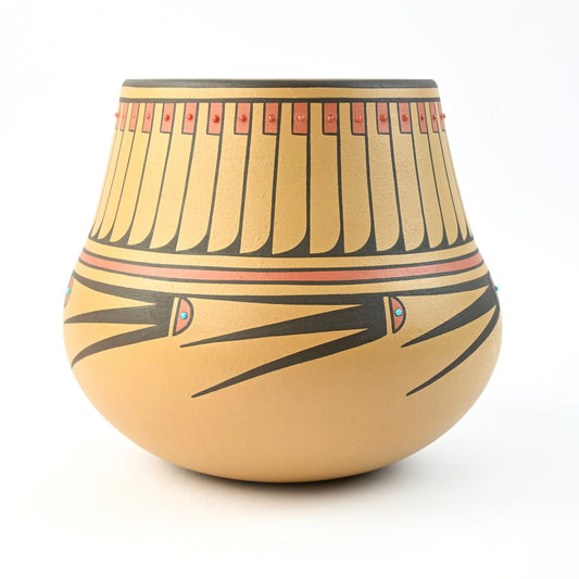Cavan Gonzales Medium Swallow Design Bowl-Indian Pueblo Store