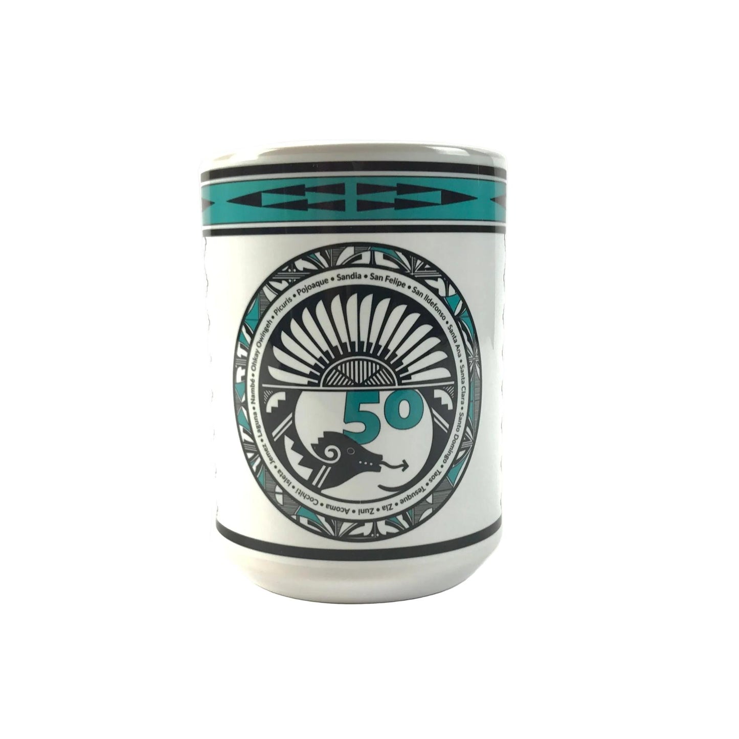 50TH Anniversary Pueblo Design Mug and Tea Bundle-Indian Pueblo Store